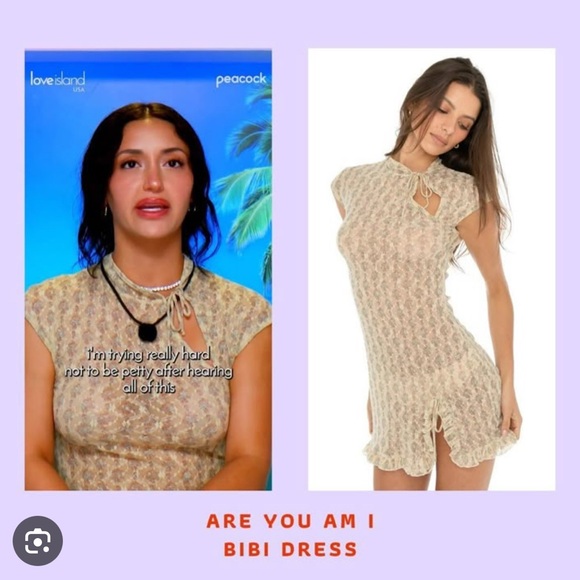 ARE YOU AM I Black Sheer Lace Mini Dress - Picture 4 of 6